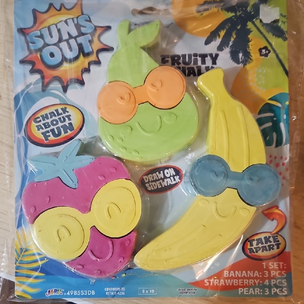 Fruity Chalk Set with Sunglasses 2 Sets!